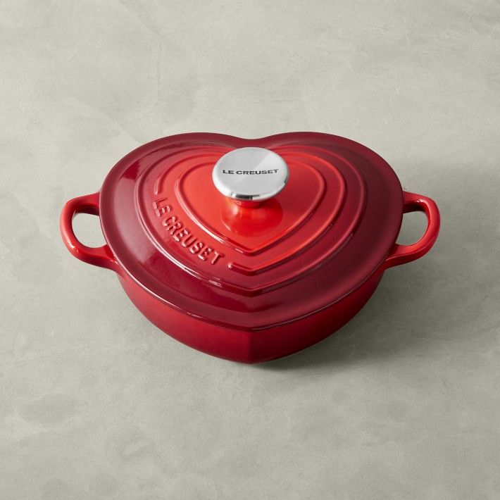 Le Creuset Ennameled Cast Iron Shallow Heart 1 1/4-Qt. | Williams-Sonoma