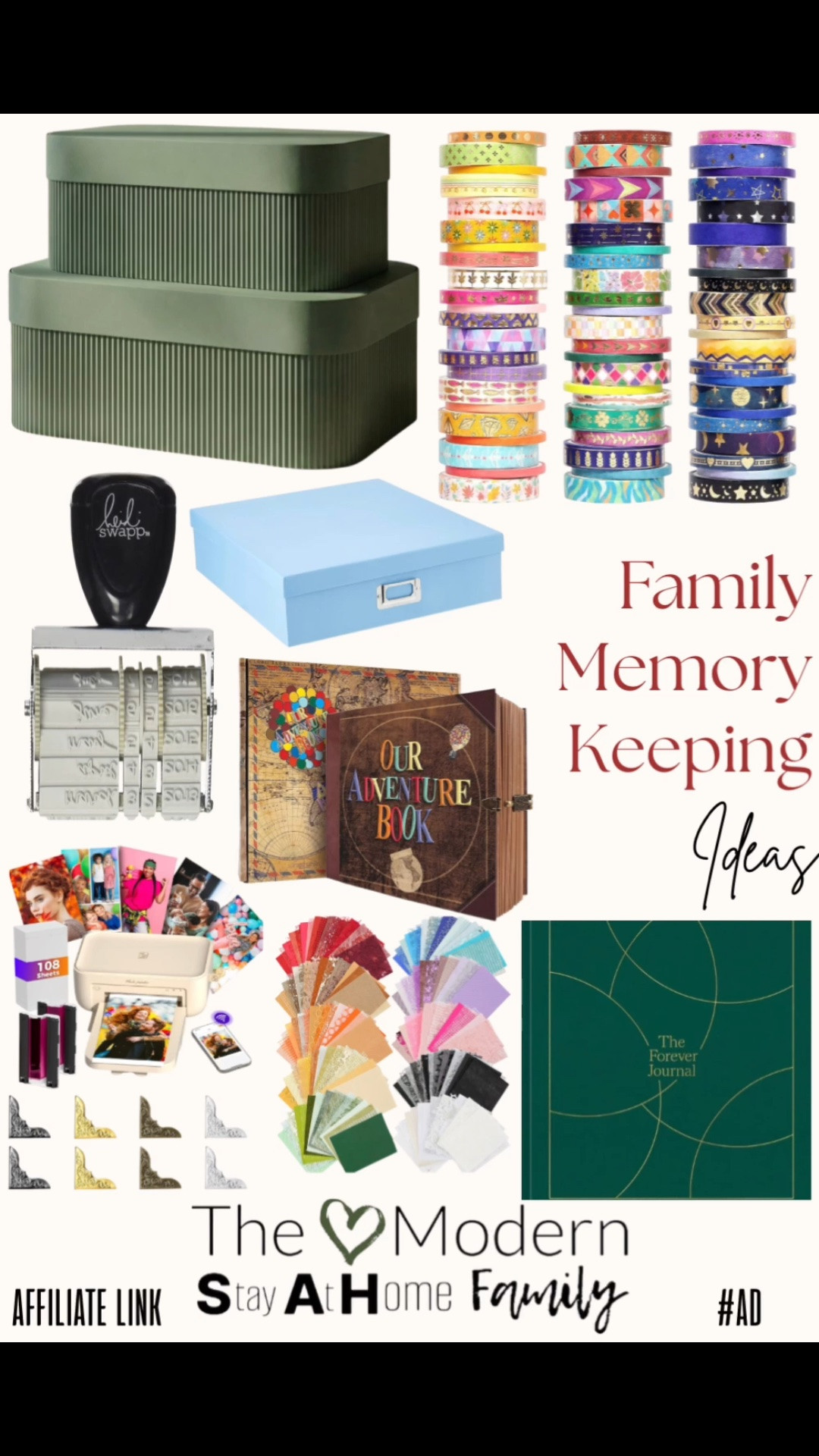 Family memories are worth keeping! 🤍 From documenting everyday moments to preserving special milestones, these family memory keeping ideas make it easier to hold onto the little things that become the biggest memories. Think memory books, photo albums, scrapbooking supplies, keepsake boxes, journals, photo printers, and creative ways to document your family’s story. Whether you’re creating a yearly family photo book, saving childhood artwork, organizing printed pictures, or starting a family memory journal, these supplies make preserving memories simple and meaningful.

Shop these family memory keeping favorites and start creating something your family can look back on for years to come!

family memory keeping, family memory keeping ideas, memory keeping supplies, family keepsakes, memory books, family photo albums, scrapbooking supplies, family scrapbook ideas, memory journal, family memory journal, childhood keepsakes, baby keepsake ideas, family photo organization, photo storage, keepsake boxes, preserving family memories, DIY family keepsakes, memory making supplies, sentimental gifts, family traditions, family milestone memories, creative memory keeping, photo printing supplies, family history book, meaningful family gifts.

#LTKmomlife #LTKSaleAlert #LTKKids