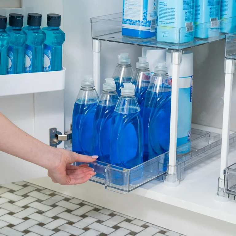 The Home Edit Under Cabinet 2-Tier Storage Tower, 10X14.5X15in | Walmart (US)