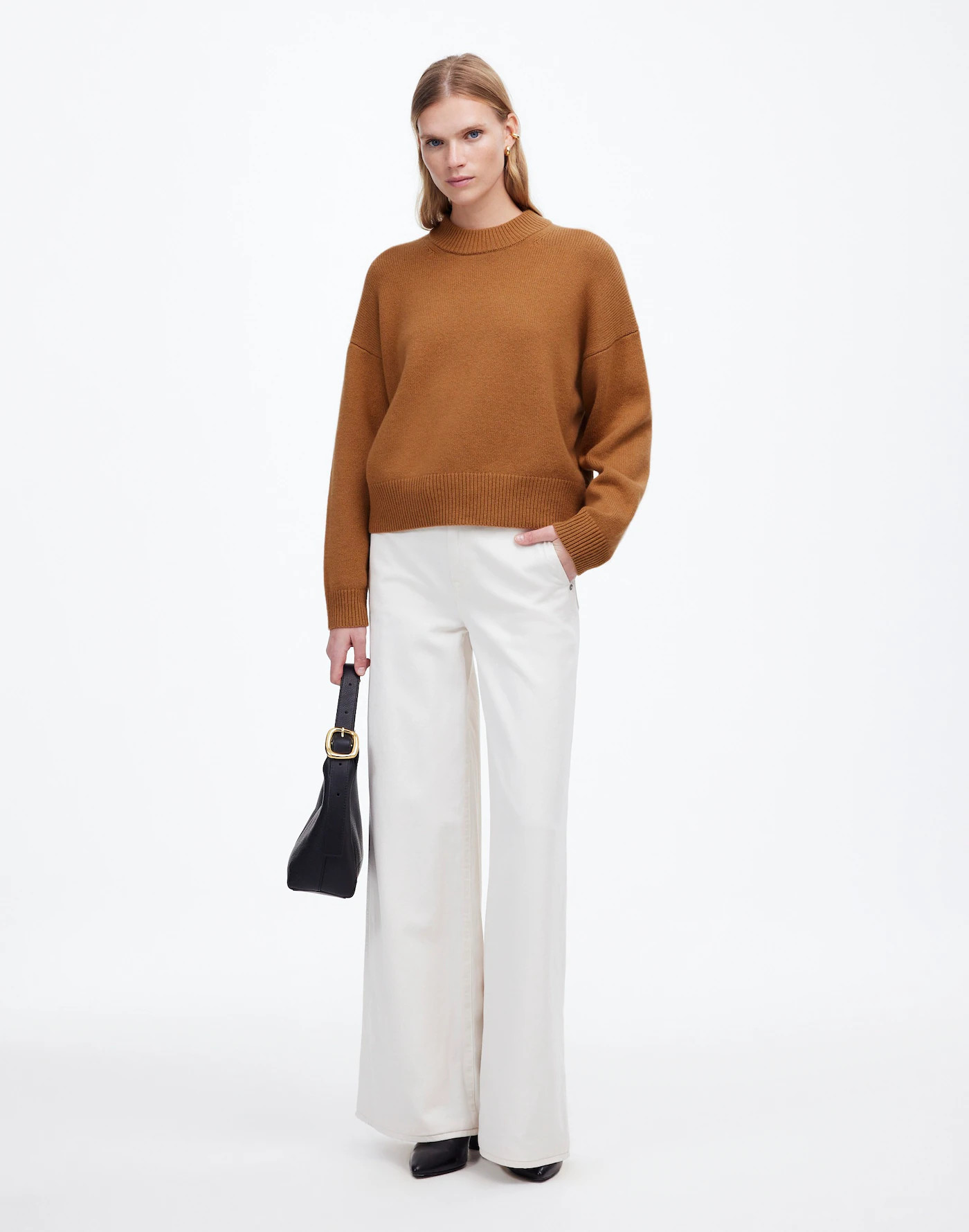 SoftWool Boxy Crewneck Sweater | Madewell