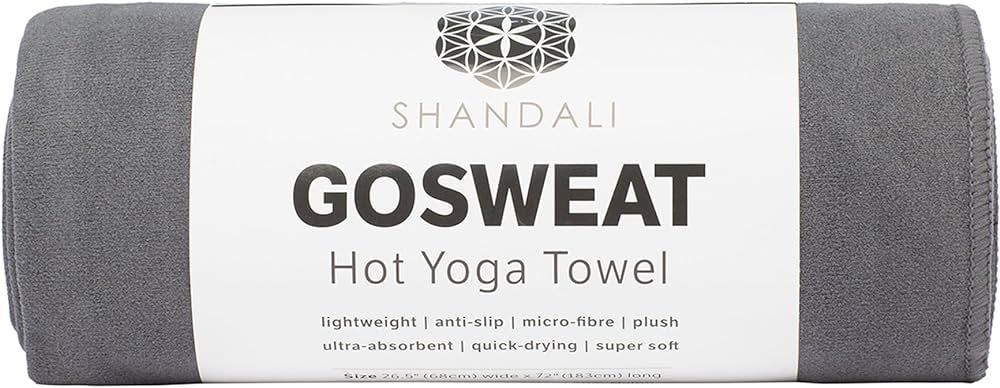 Shandali GoSweat Non-Slip Hot Yoga Towel with Super-Absorbent Soft Suede Microfiber in Many Color... | Amazon (US)