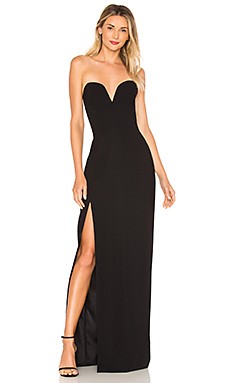 Amanda Uprichard Cherri Gown in Black from Revolve.com | Revolve Clothing (Global)