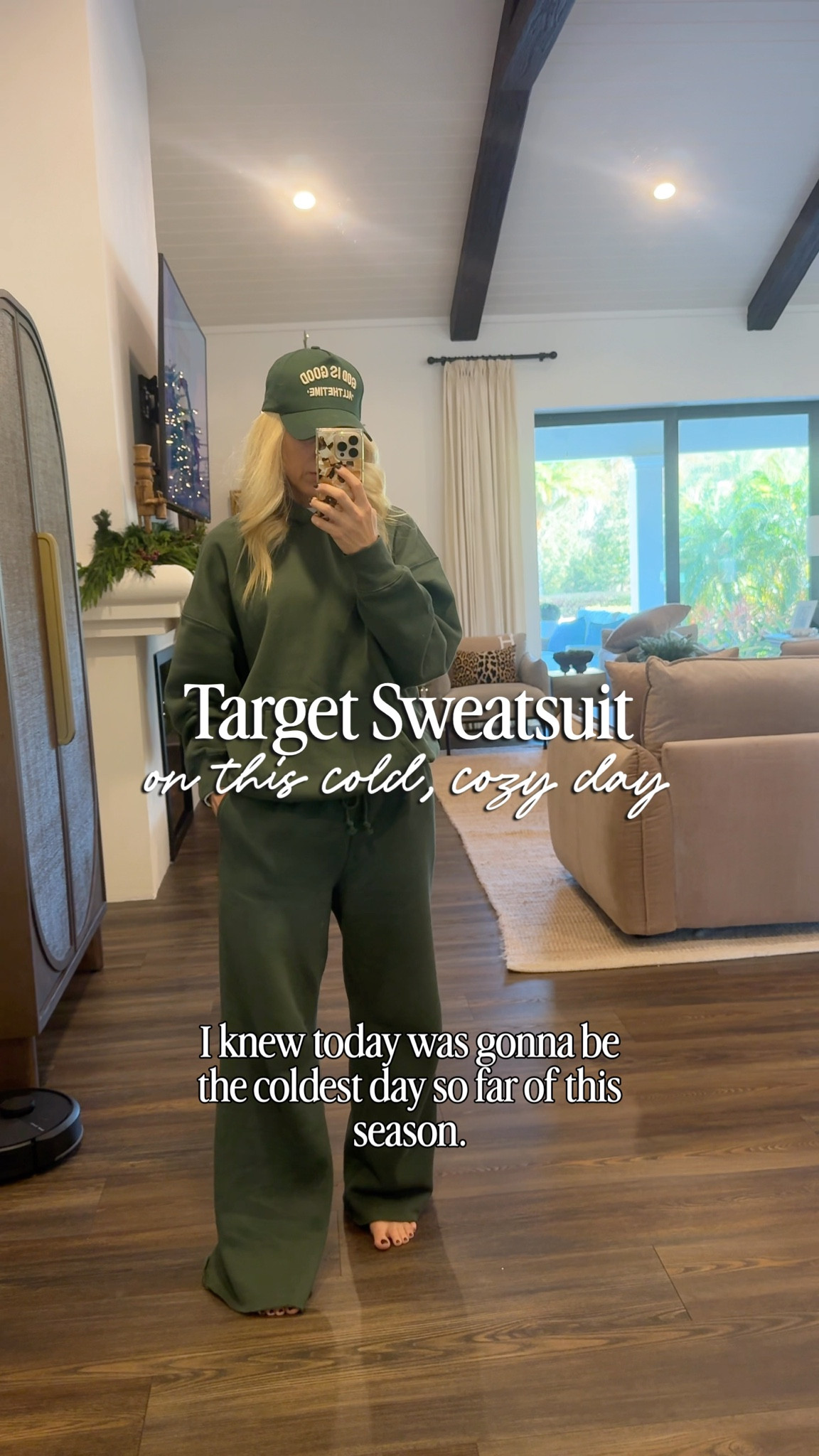 The coziest target winter sweatsuit. Comes in several colors. I sized up to a medium to make it even cozier. Runs TTS tho. Homebody loungewear comfy clothes comfy outfits sweatshirt hoodie sweatpants lounge 

#LTKOver40 #LTKdayinmylife #LTKmomlife