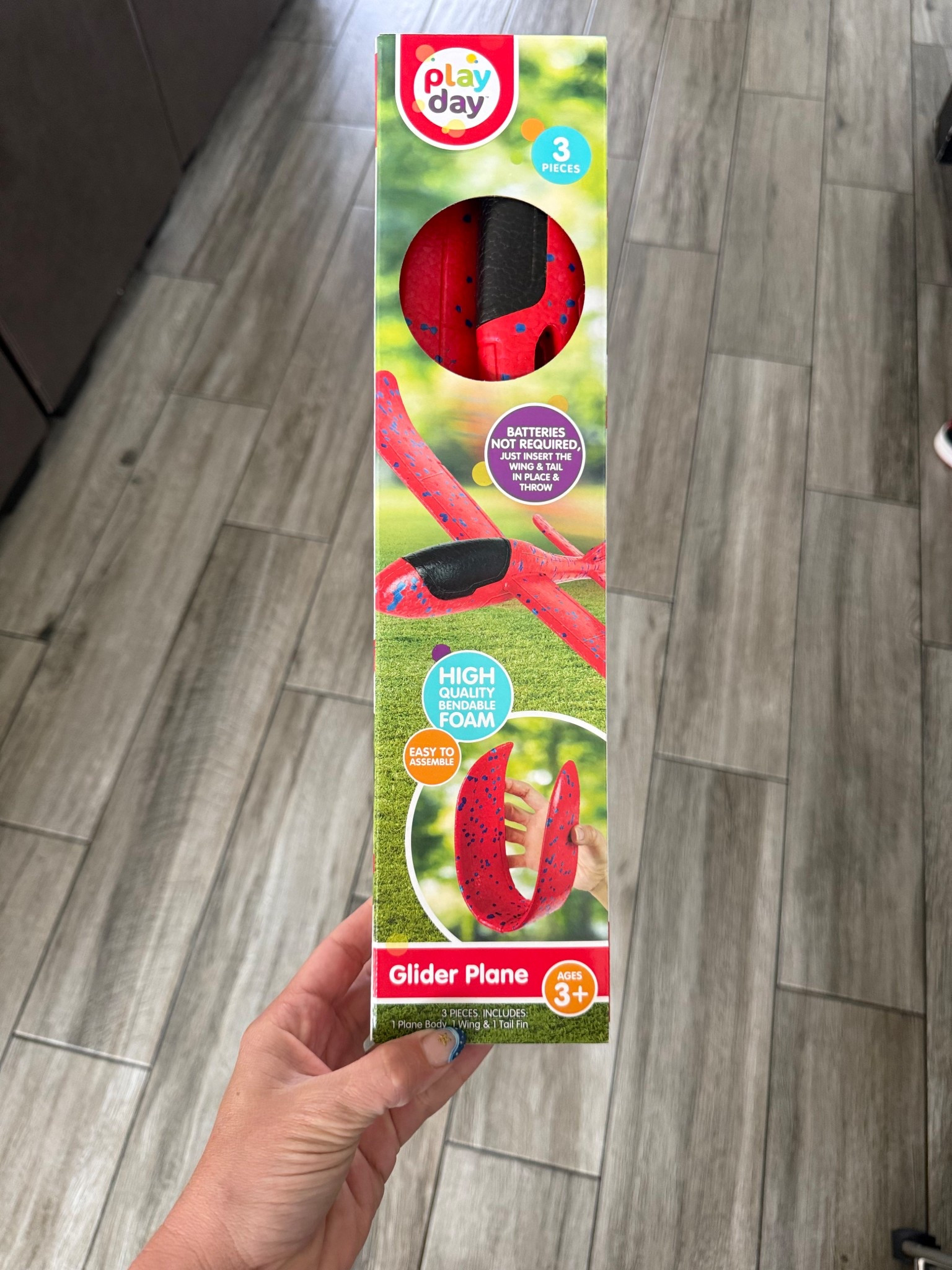 Play Day Glider Plane – 15" Wingspan, Highly Durable Toy Aircraft for Kids

Great Easter basket item or even just a fun items for kids for spring and summer 
Birthday gift 
Kids gift 
Kids activity 

#LTKHome #LTKKids #LTKBaby