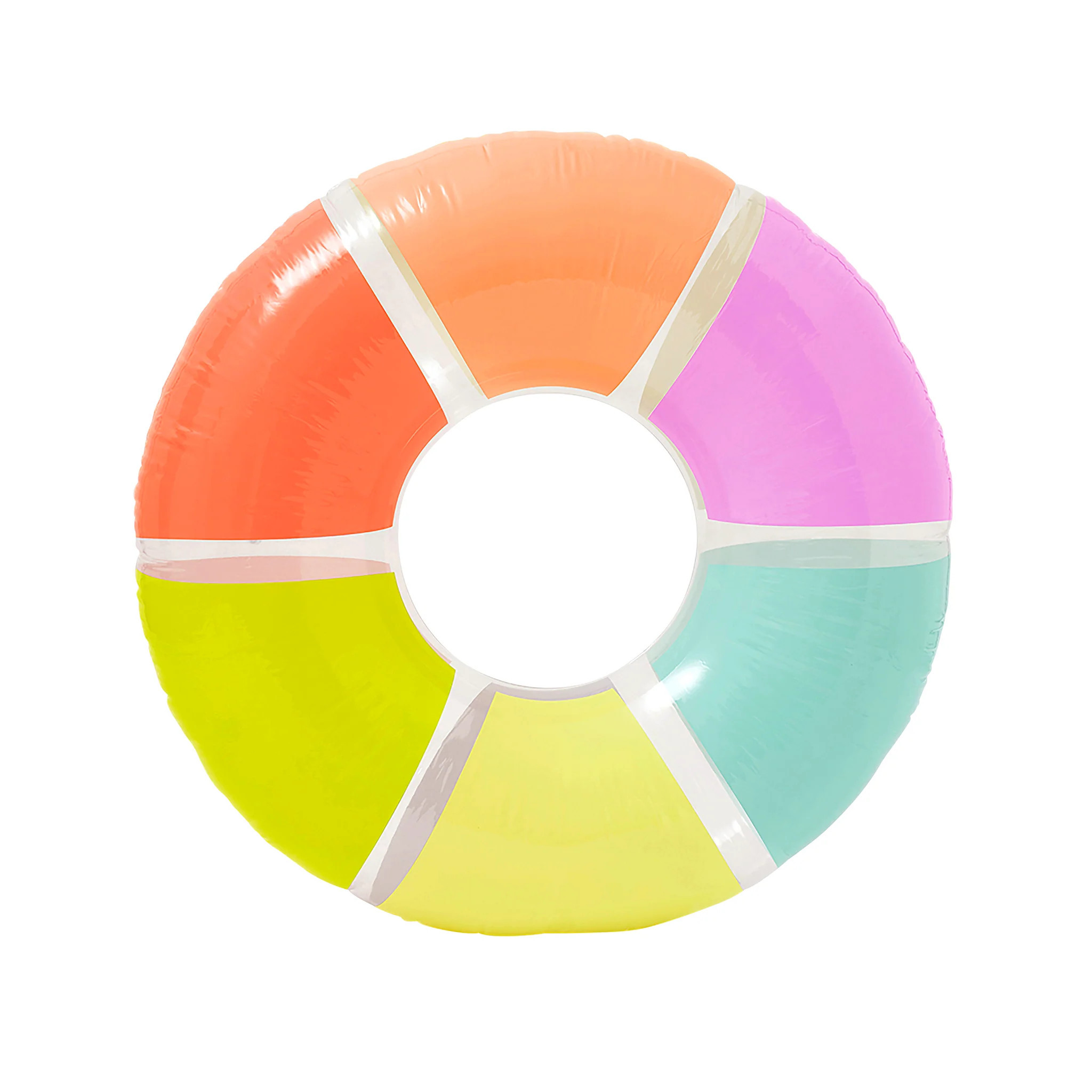 Tube Pool Ring - Rainbow Gloss | SUNNYLIFE US