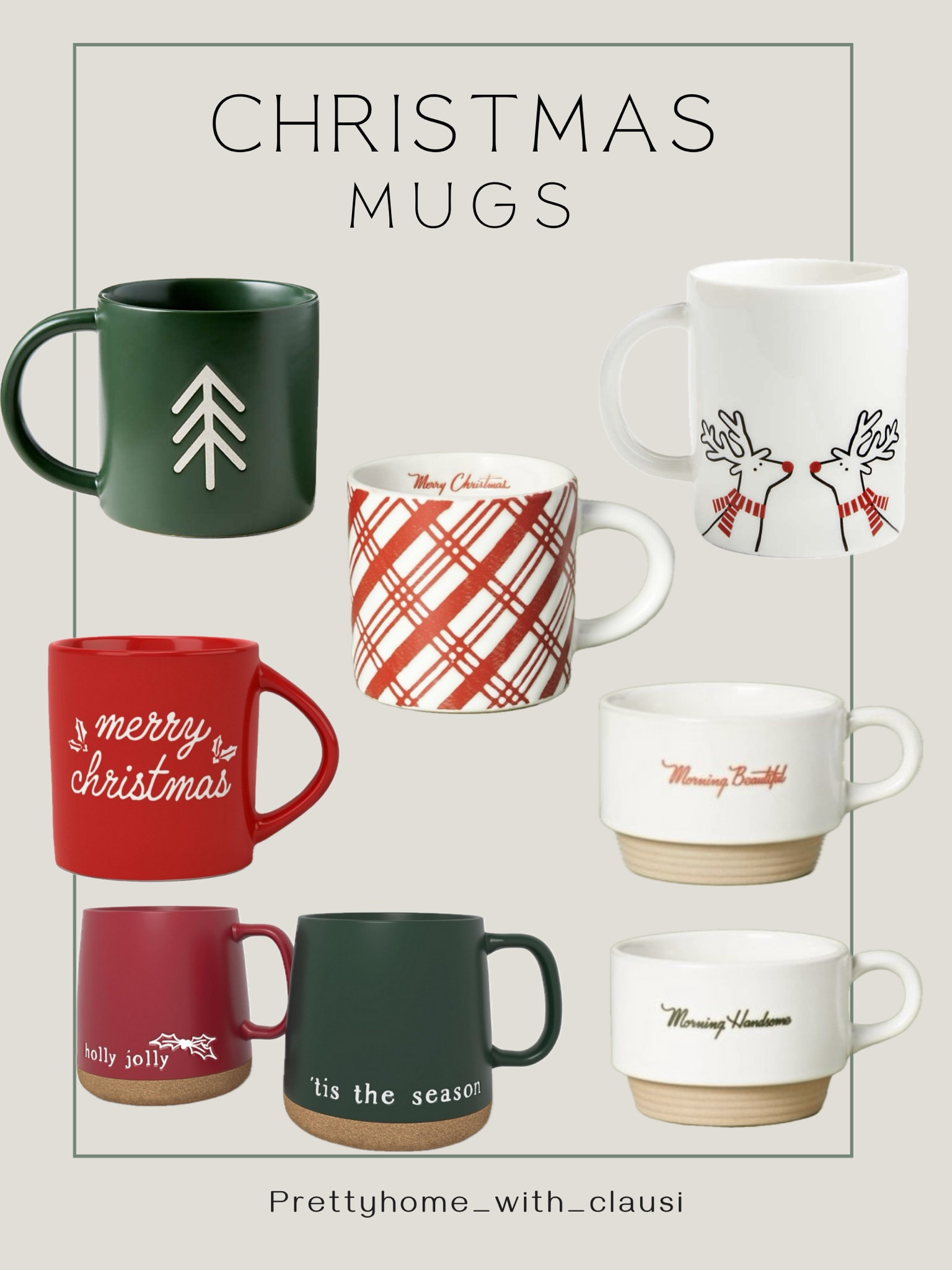 I love Christmas mugs for my coffee and tea during the Holidays. It makes it extra special. And you can fill them with chocolates, cookies, etc to give them as a present for teachers, neighbors, etc.

#LTKSeasonal #LTKHoliday #LTKGiftGuide