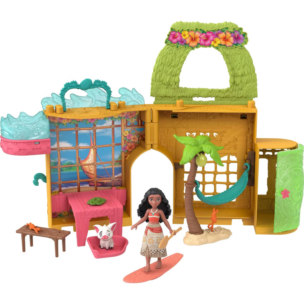 Disney Princess Moana Island Home Stacking Doll House with Small Doll | Target