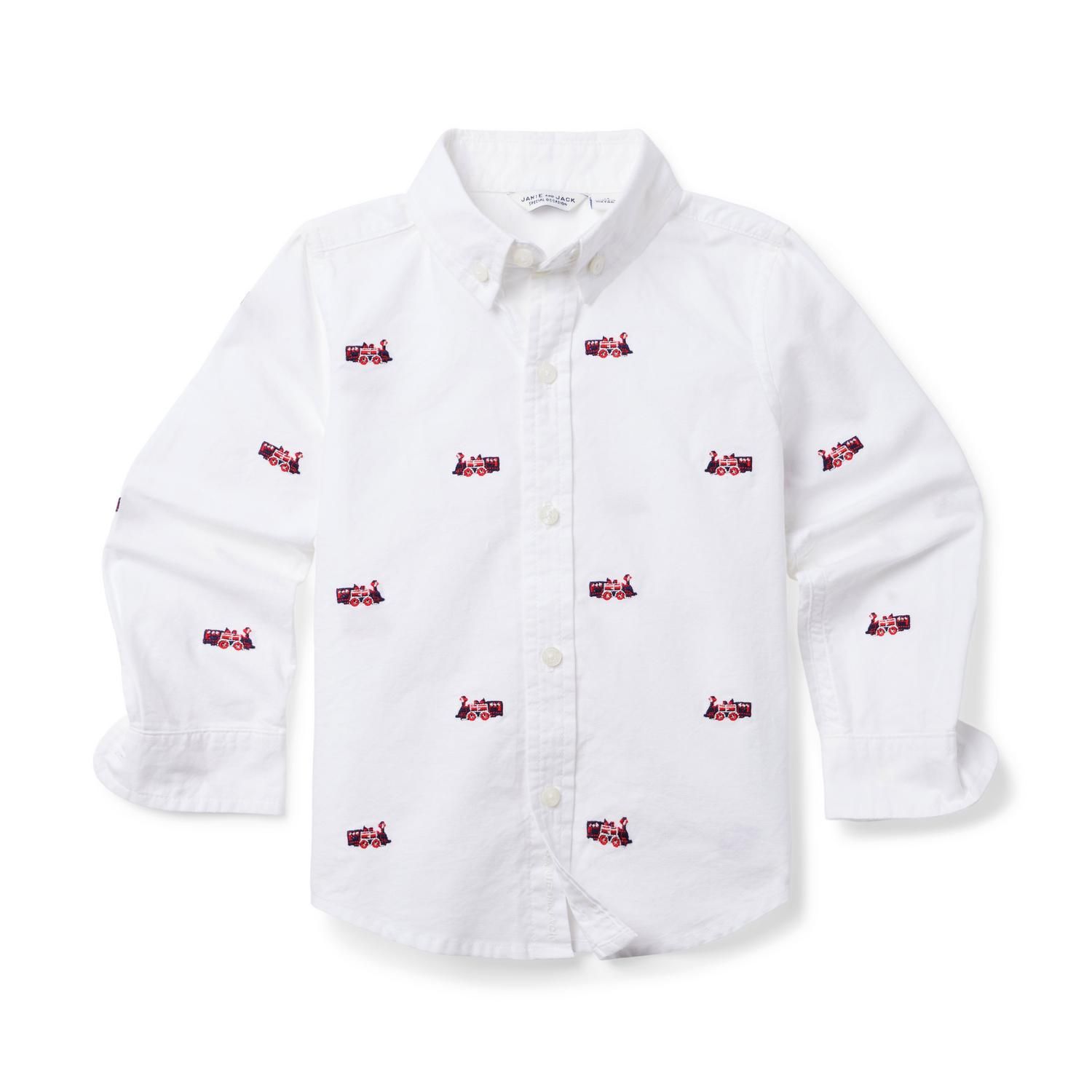 The Embroidered Oxford Shirt | Janie and Jack