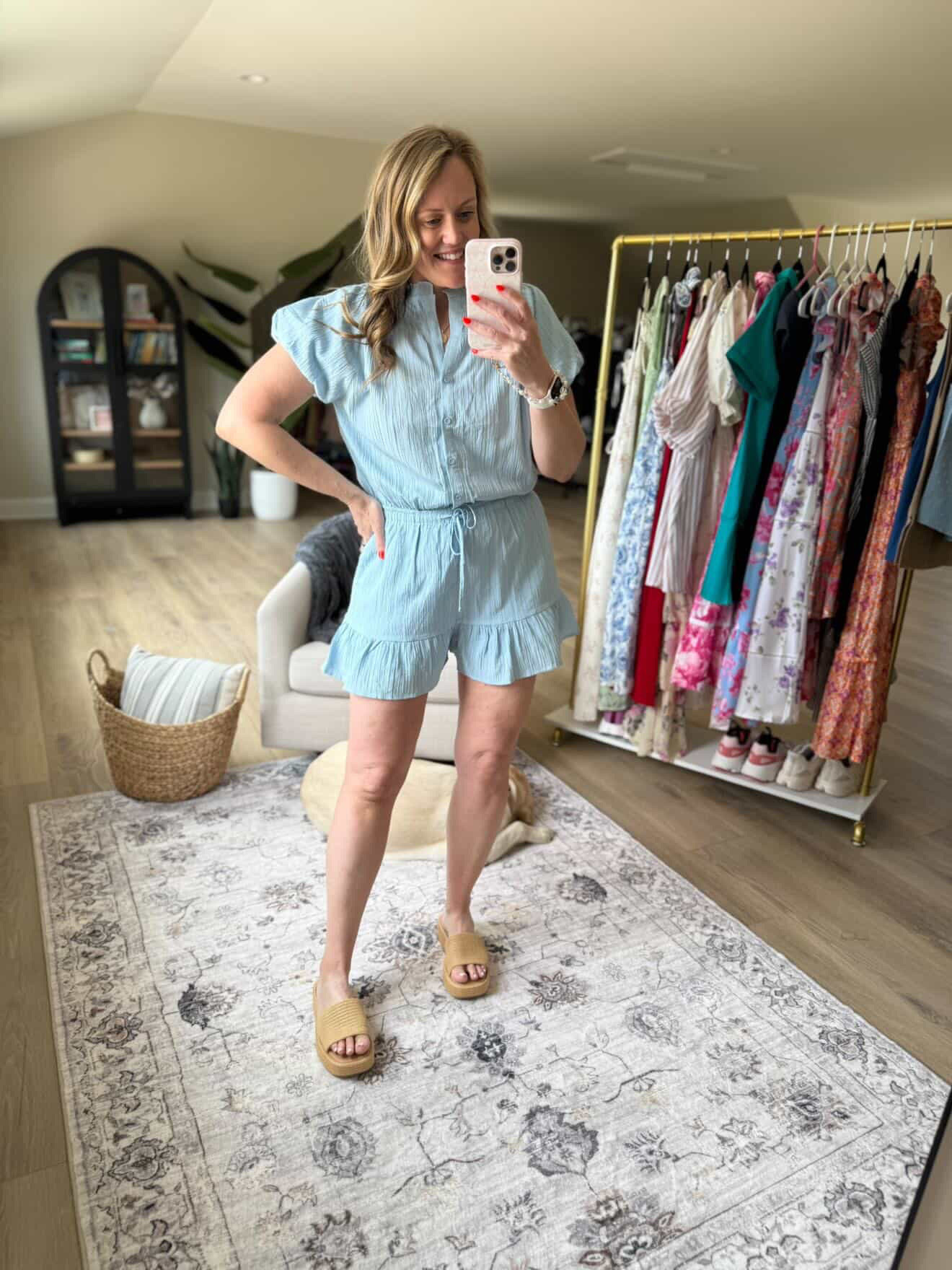 Summer romper

Amazon fashion blue romper casual outfit platform sandals

#LTKgrwm #LTKootd #LTKmomlife