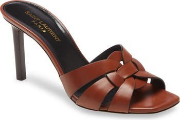 Saint Laurent Glory Tribute Slip-On Sandal | Nordstrom | Nordstrom