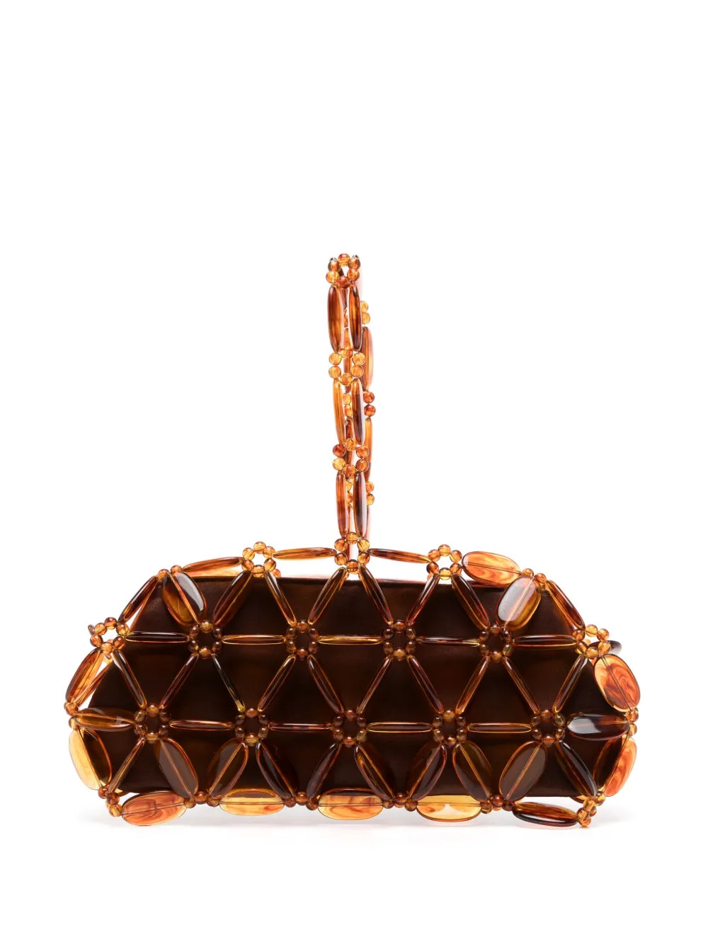 0711 Tebea Clutch Bag | Brown | FARFETCH UK | Farfetch Global