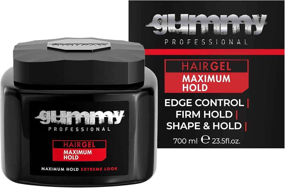Gummy Professional Hair Gel for Men and Women – Strong Hold Styling Gel for Slick Back Looks, C... | Amazon (US)