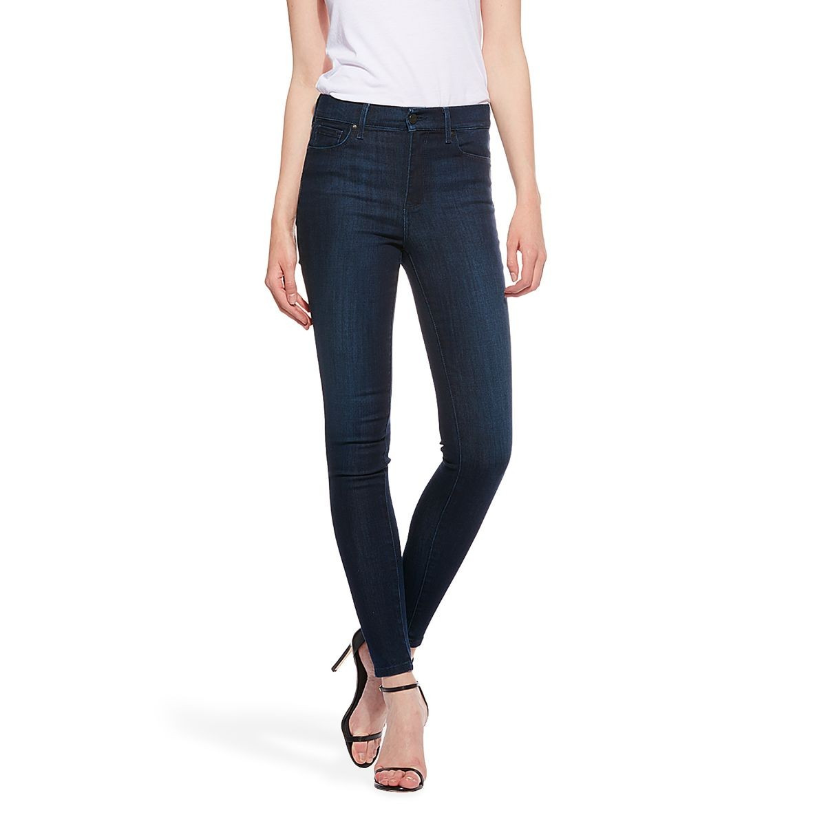 High Rise Skinny - Jane - Medium/Dark Blue | Mott & Bow