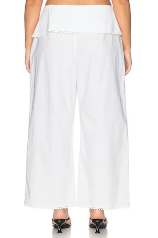 Marithe Pant in White | Revolve Clothing (Global)