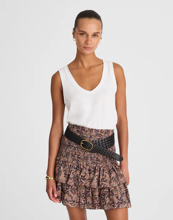 Tiered Mini Skirt | Madewell