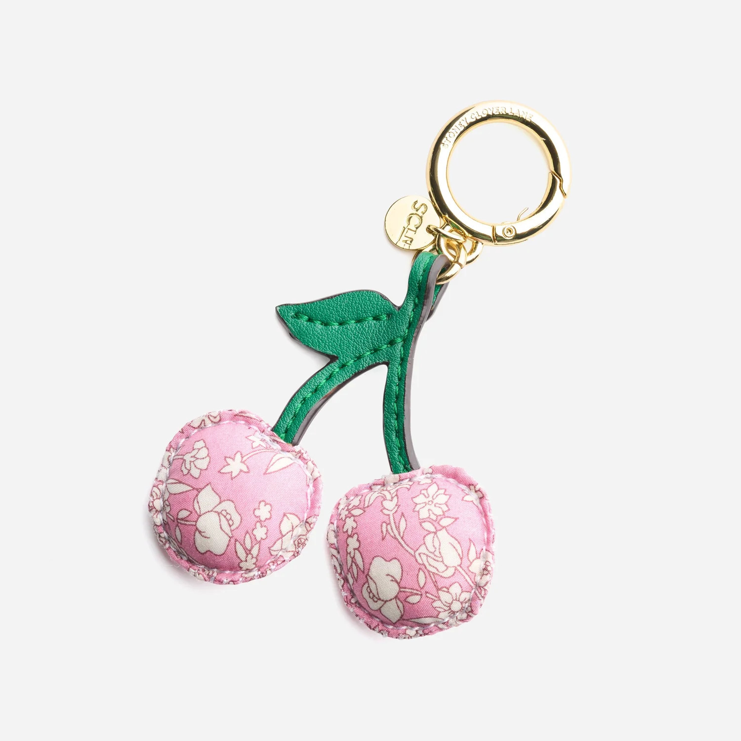 Cherry Bag Charm Made with Liberty Fabric | Stoney Clover Lane | Stoney Clover Lane