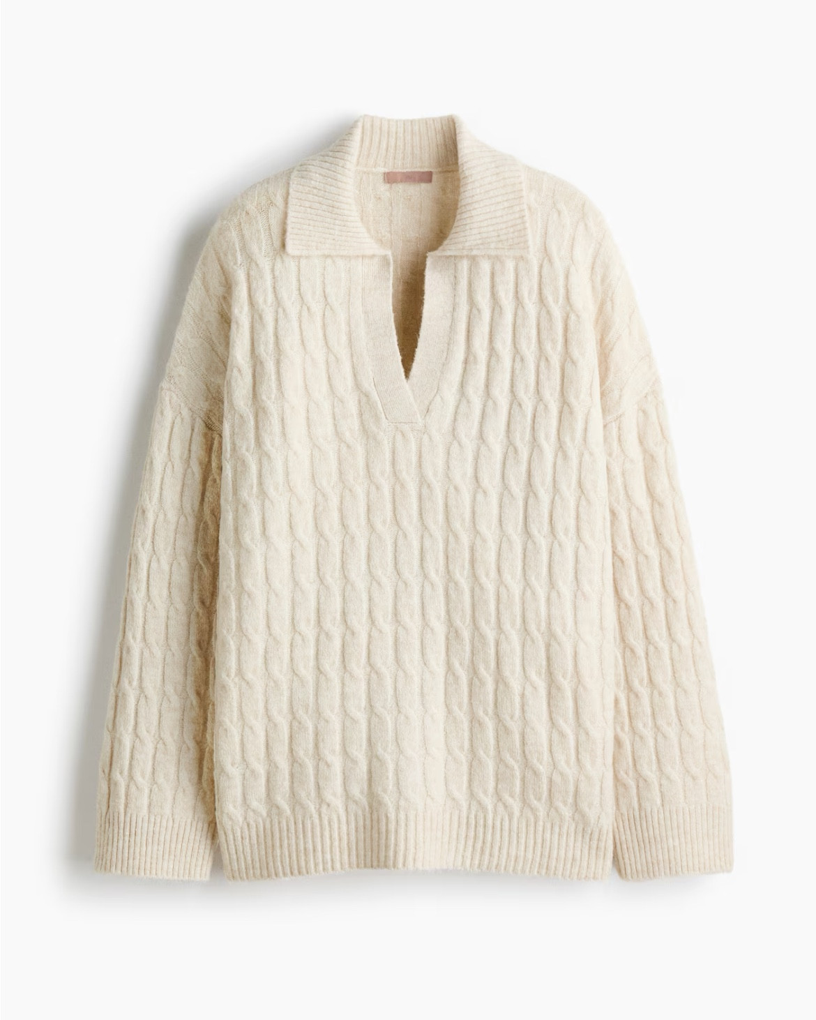 Cream cable knit collared sweater and pants matching set loungewear 

#LTKFindsUnder50 #LTKSeasonal