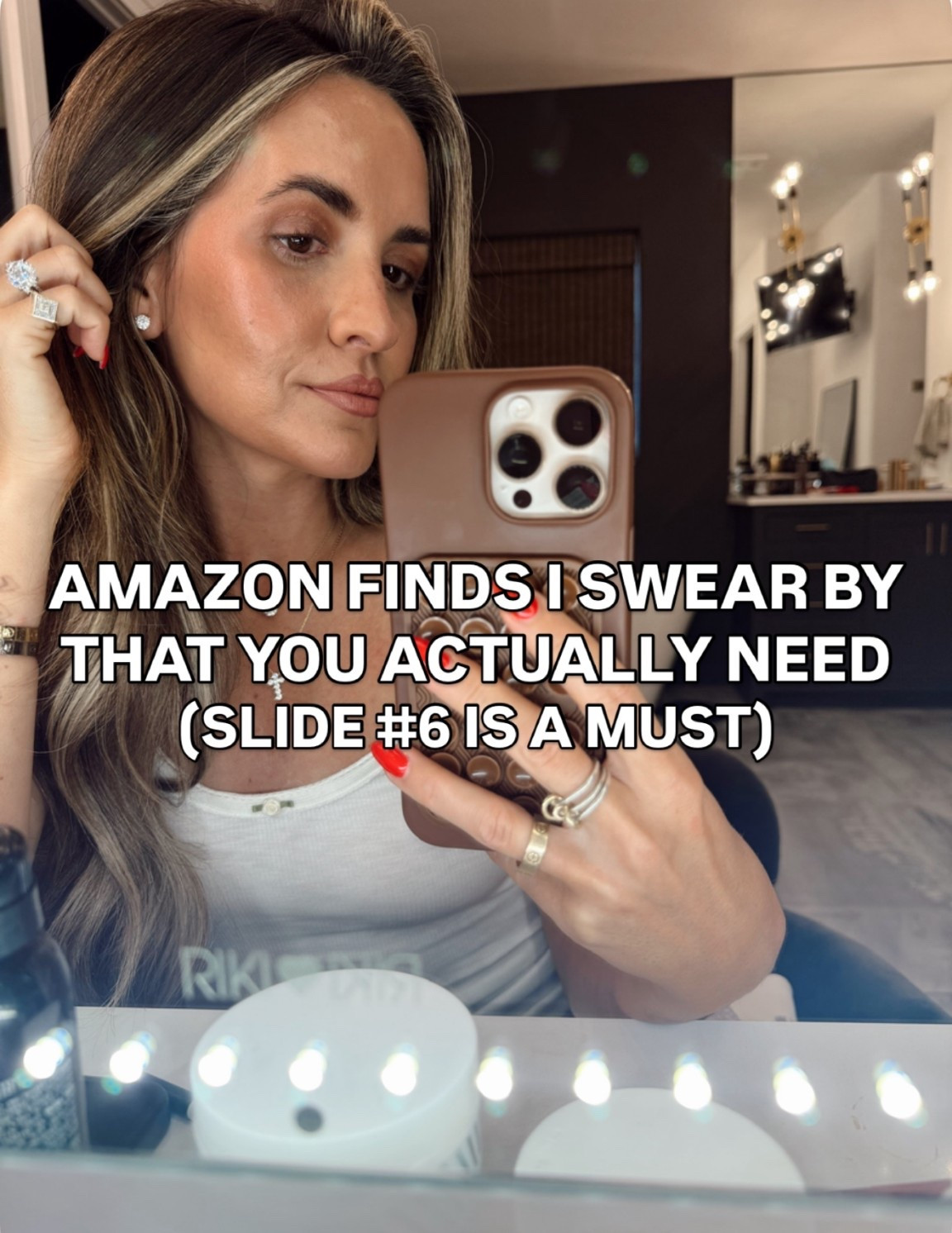 
Hey friends! I’m sharing some of the Amazon items I swear by and that you actually need. From boujee on a budget faves, to my sick season must haves, and I may have found the best way to push back hair wash days (no dry shampoo required!). Trust me, these are the Amazon must haves you need in your cart. 


SPF skin tint - shade tan

#LTKmomlife #LTKSeasonal #LTKselfcare
