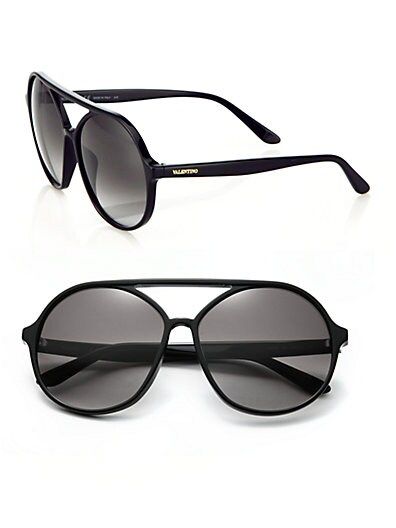 Thin Glam 60mm Rounded Aviator Sunglasses | Saks Fifth Avenue