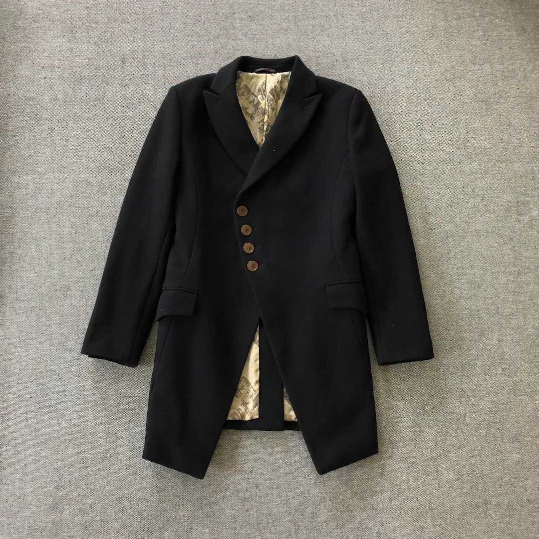 VIVIENNE WESTWOOD Man Black Historical Coat #025 | Etsy (US)