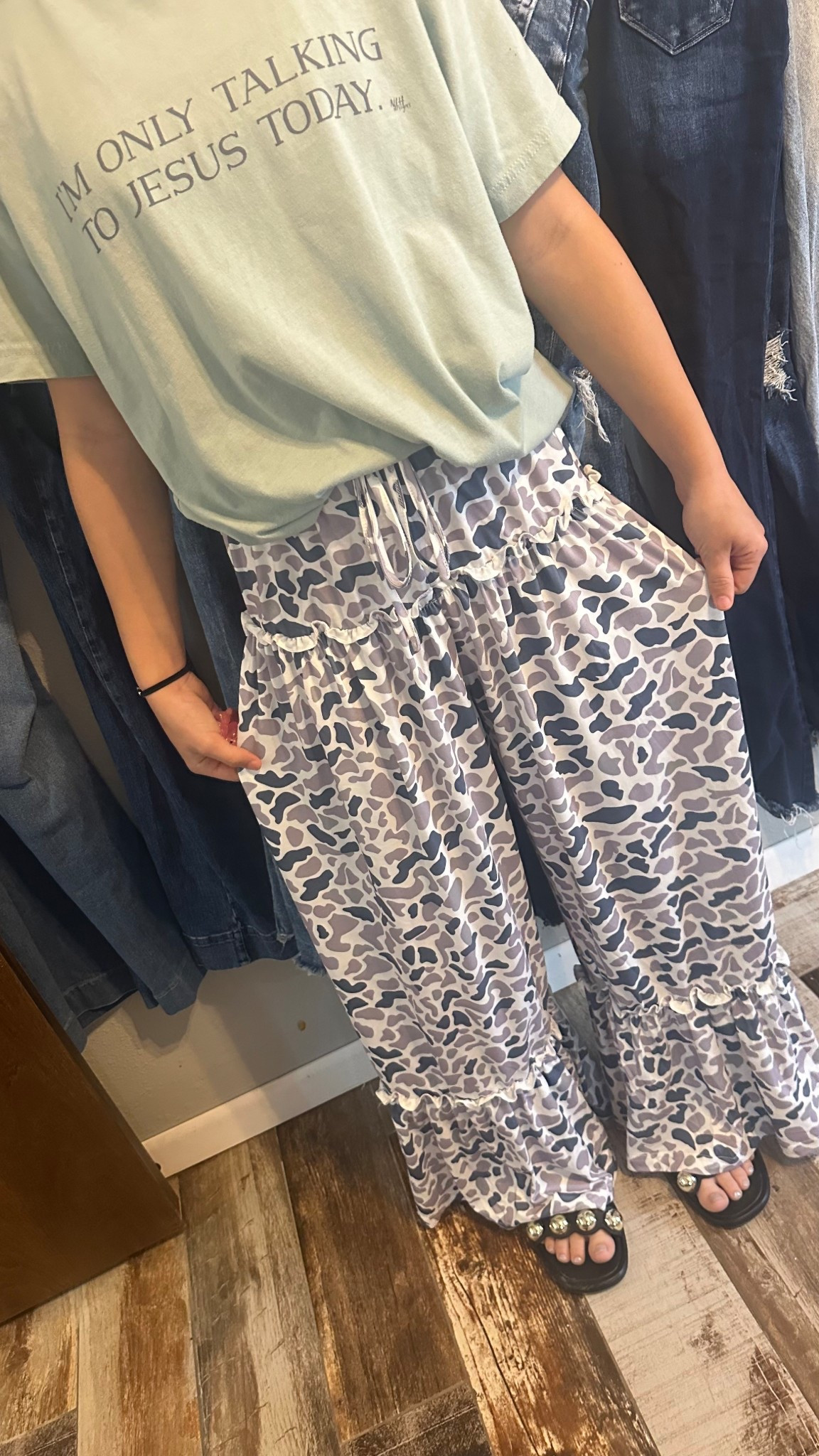 My girls are my fashion influences. Pants from a local boutique 

#LTKvlog #LTKKids #LTKmomlife