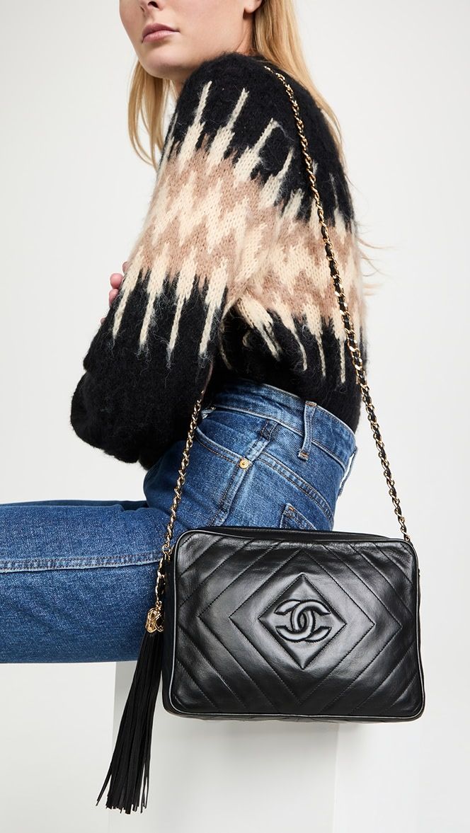 Chanel Black Diamond Bag | Shopbop