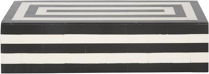 Concentrics Style Jewelry Gift Black White Boxes - Jewelry Organizer and Storage Box for Women Gi... | Amazon (US)