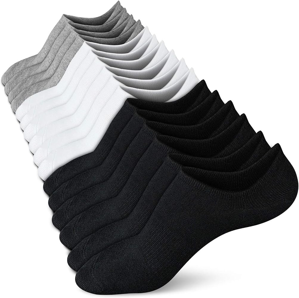 No Show Socks Women Low Socks Non Slip Flat Boat Line 4/8 Pairs | Amazon (US)