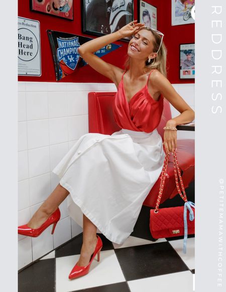 Fourth of july outfit
White skirt
Chic looks
Reddress 

#LTKFindsUnder100 #LTKStyleTip #LTKFindsUnder50