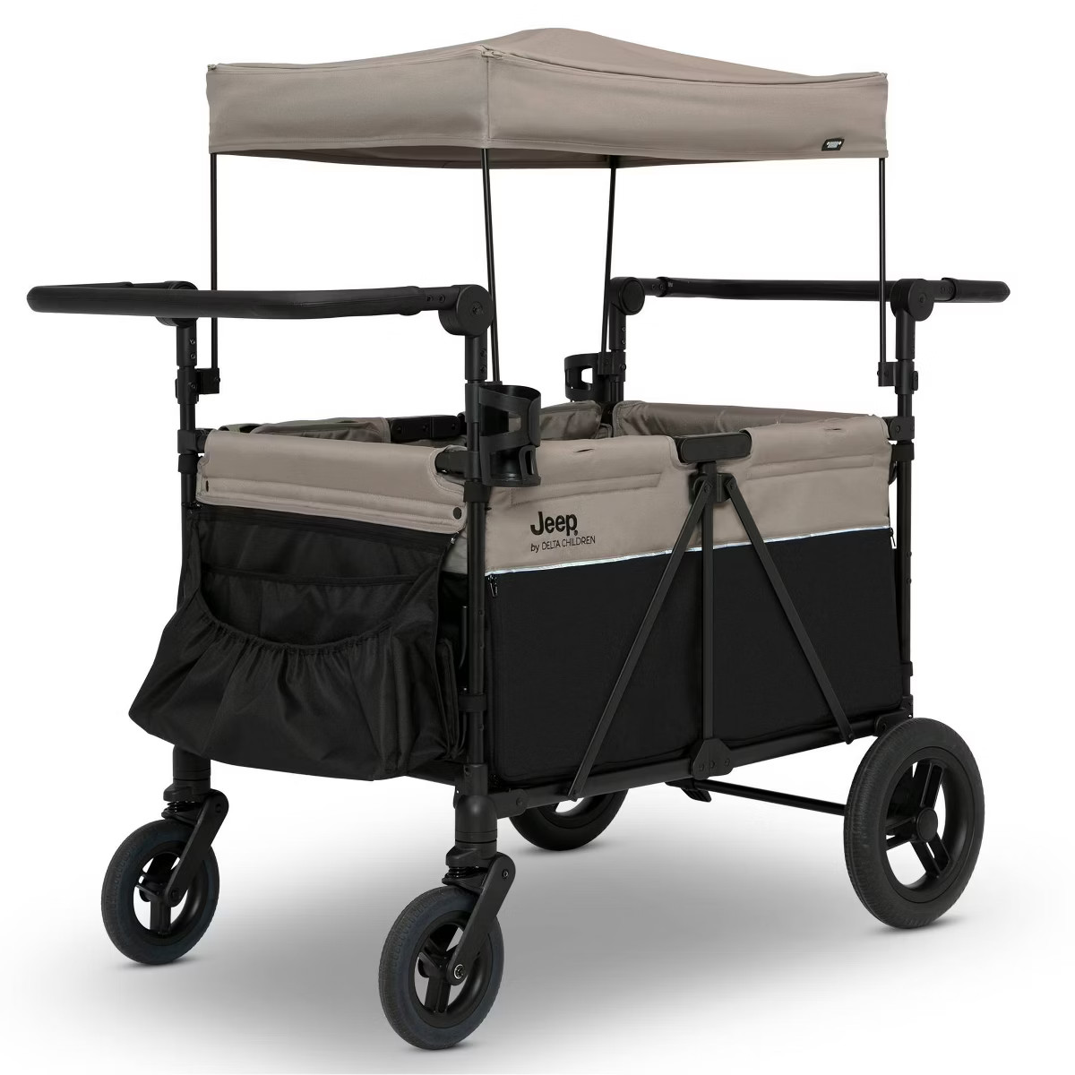 Jeep Gladiator 4-Seater Stroller Wagon by Delta Children - Black/Tan | Target