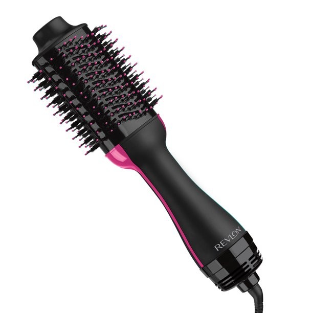 Revlon One-Step Hair Dryer & Volumizer Hot Air Brush, Black Blow Dryer | Walmart (US)
