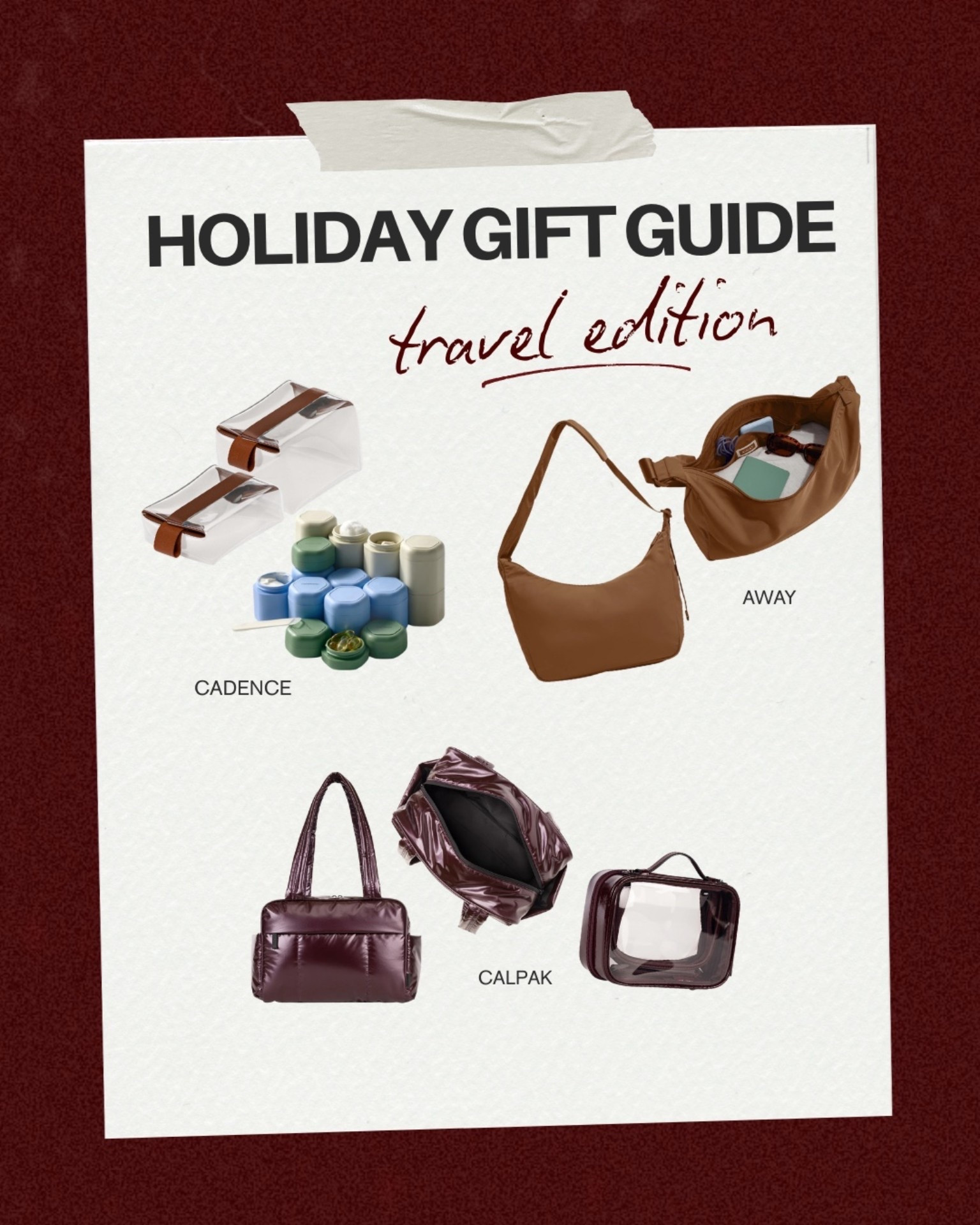 holiday gift guide✈️ travel edition

#LTKGiftGuide #LTKTravel #LTKHoliday