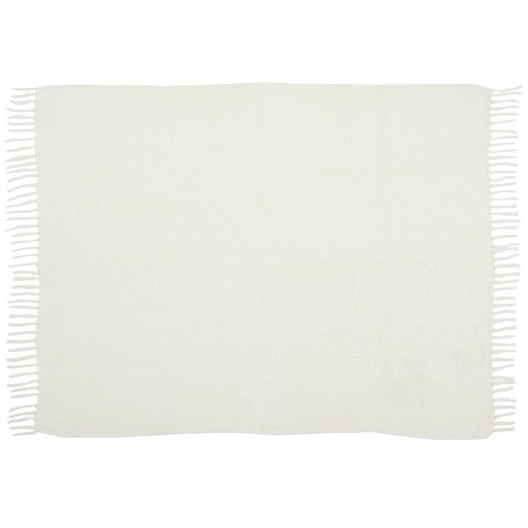 Nourison Outdoor Throws Ivory Decorative Throw Blanket , 50X60 | Walmart (US)