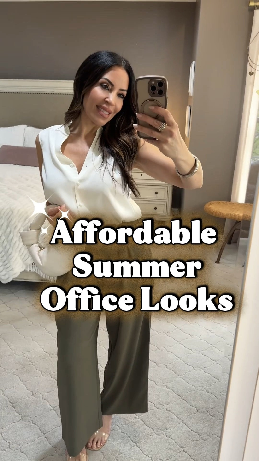 Summer weather is here, but the office dress code didn't get the memo. ☀️💼 Staying cool, comfortable, and completely professional with these affordable summer office looks from Kohl’s!
Which look are you wearing to your next meeting? 👇✨
1️⃣ Olive wide-leg pants + white sleeveless blouse
2️⃣ Striped short-sleeve top + belted black midi skirt
3️⃣ Black v-neck + printed wide-leg trousers

#officelooks #summerfashion #kohlsfashion