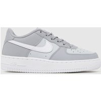 Nike Grey Multi Air Force 1 Youth Trainers | Schuh