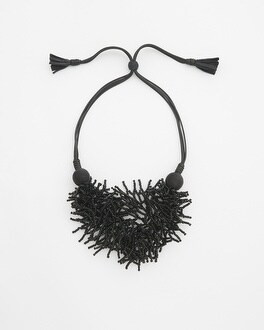 Adjustable Seed Bead Bib Necklace | Chico's