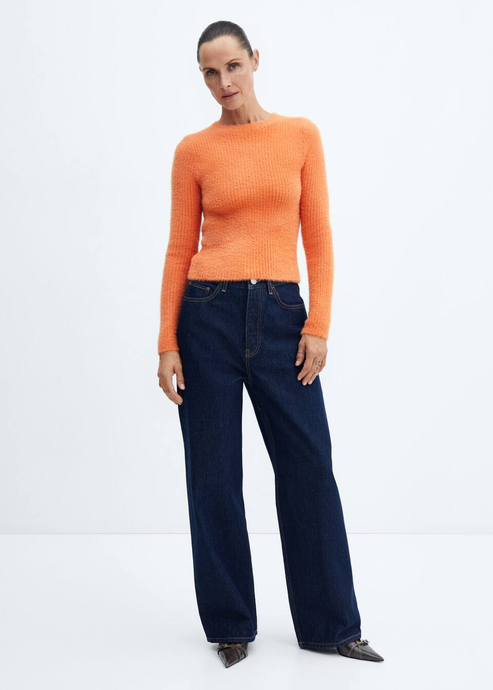 Ribbed soft sweater -  Women | Mango USA | MANGO (US)
