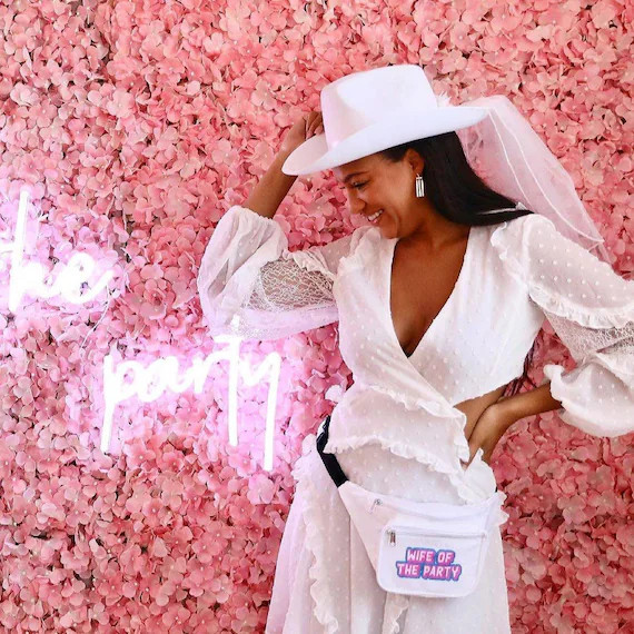 Cowboy Hat Veil for Bride  Country Western Bachelorette Party | Etsy | Etsy (US)