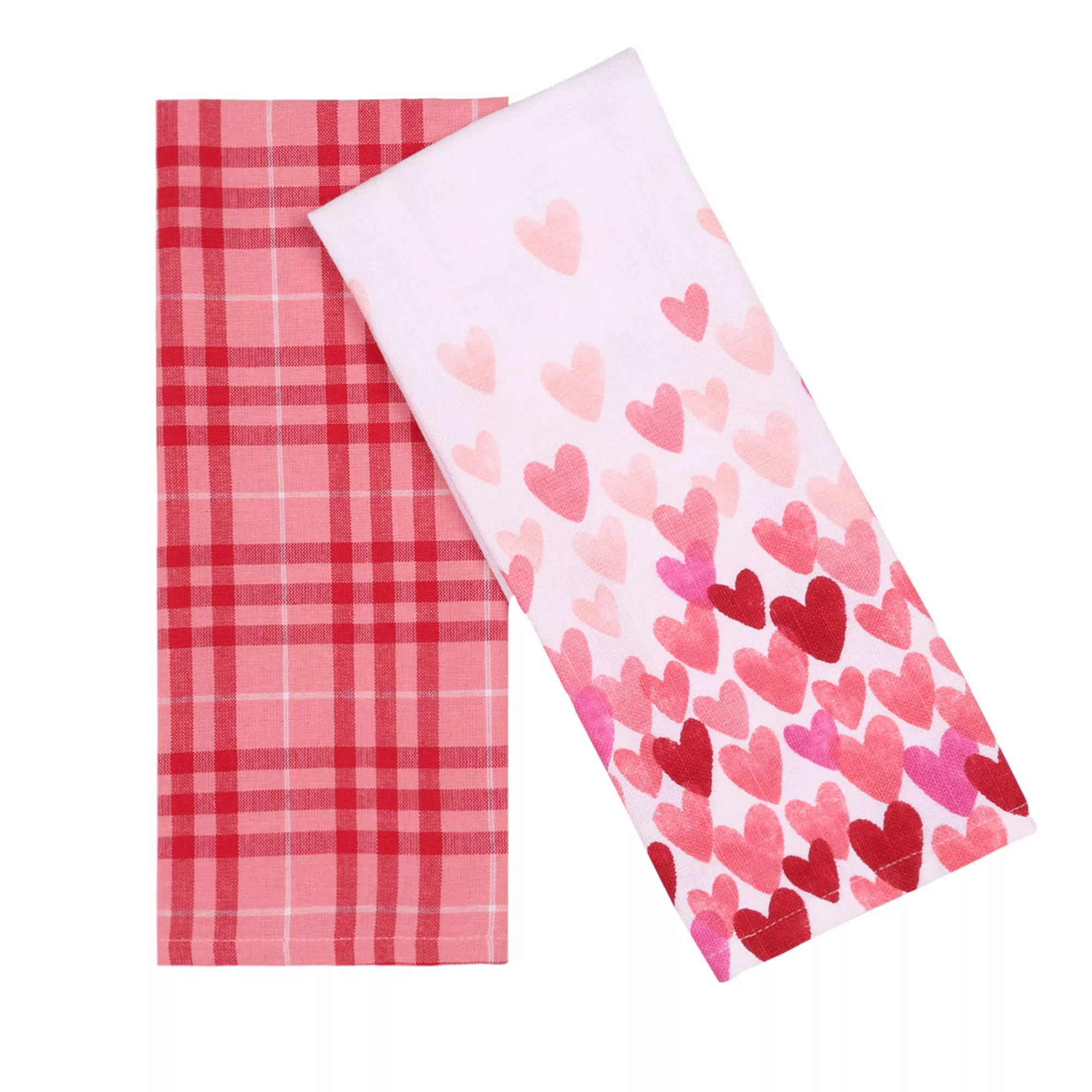 Celebrate Together Valentine's Day Hearts 2-Pack Tea Towels | Kohl's