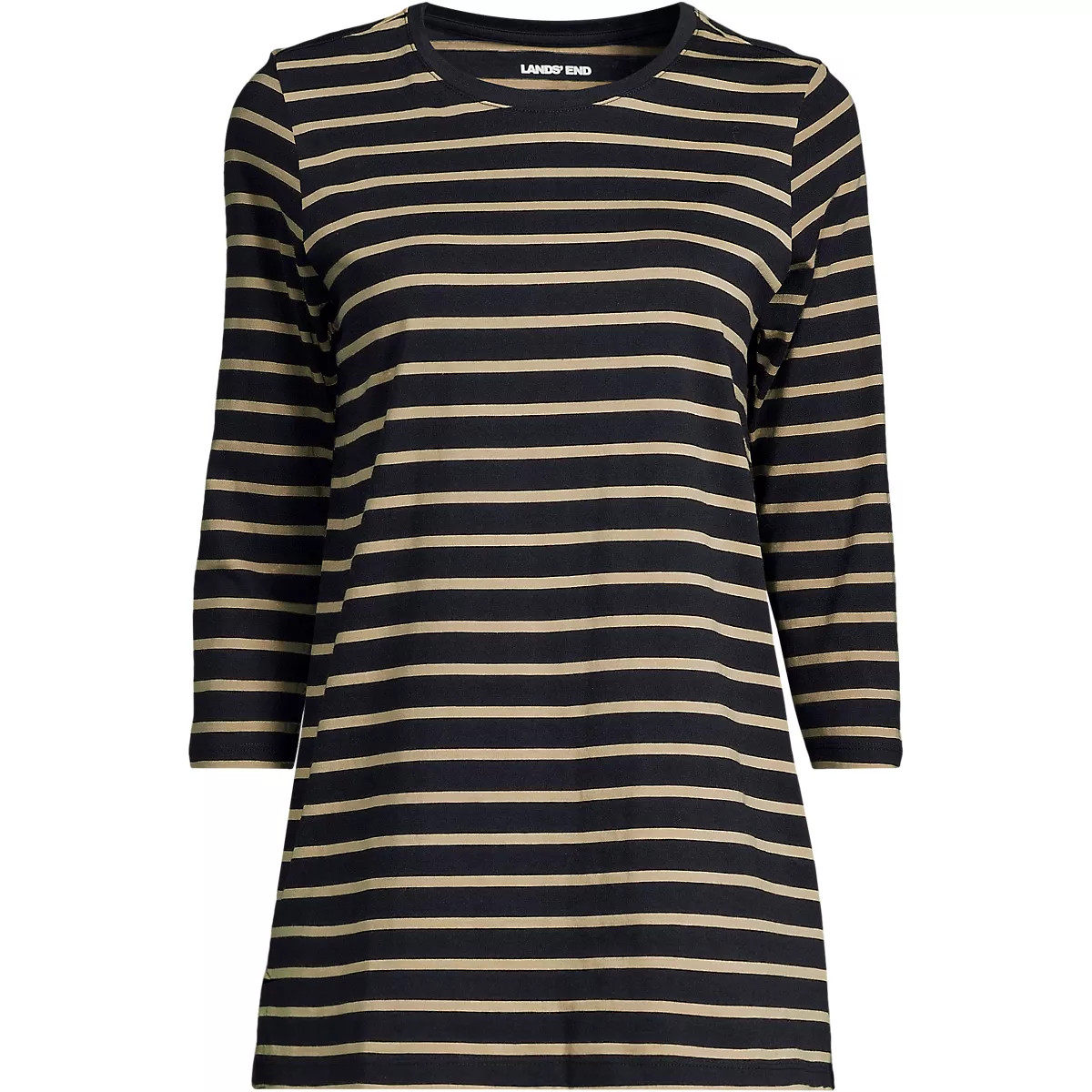 Women's 3/4 Sleeve Cotton Supima Tunic | Lands' End (US)