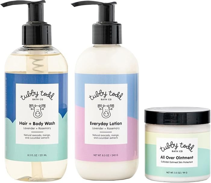 TUBBY TODD 3-Step Baby Bath and Skincare Routine, The Regulars Bundle | Amazon (US)