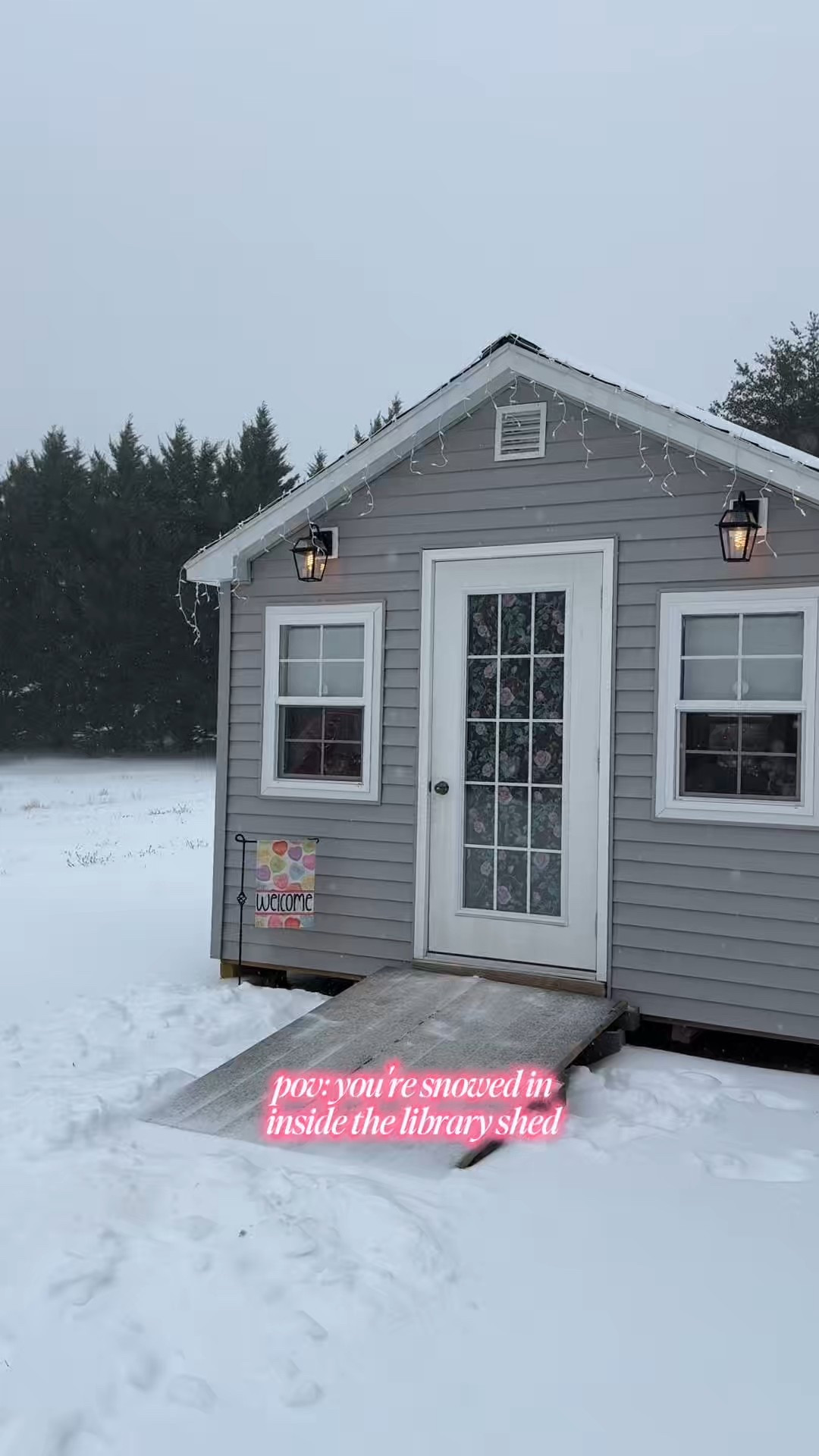 you’re snowed in inside the library shed.. stay awhile❄️📚💖
✨decor linked here✨
💗more shed finds on my Amazon storefront!

#LTKHome #LTKvlog #LTKdayinmylife