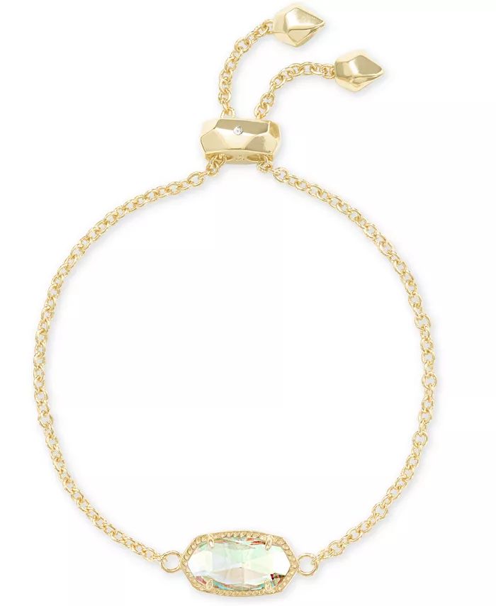 14k Gold-Plated Stone Slider Bracelet | Macy's