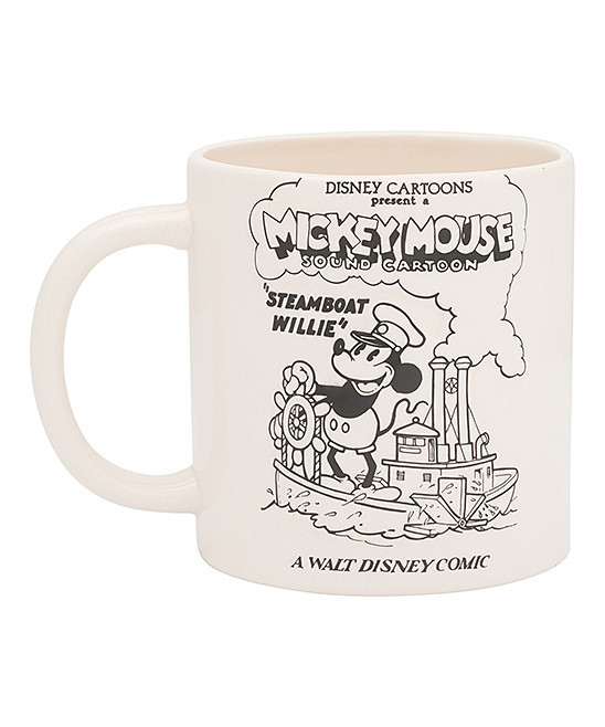 Vandor Mugs - Mickey Mouse Steamboat Willie 20 oz. Bas Relief Ceramic Mug | Zulily