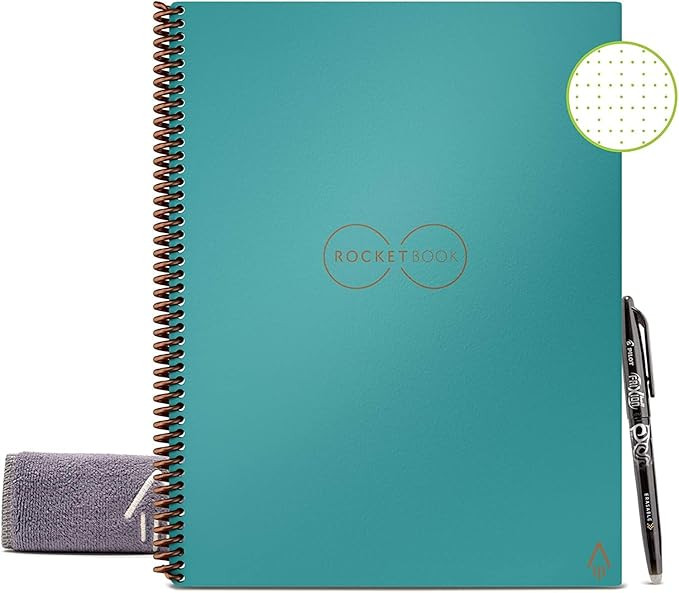 Rocketbook Core Reusable Smart Notebook | Innovative, Eco-Friendly, Digitally Connected Notebook ... | Amazon (US)