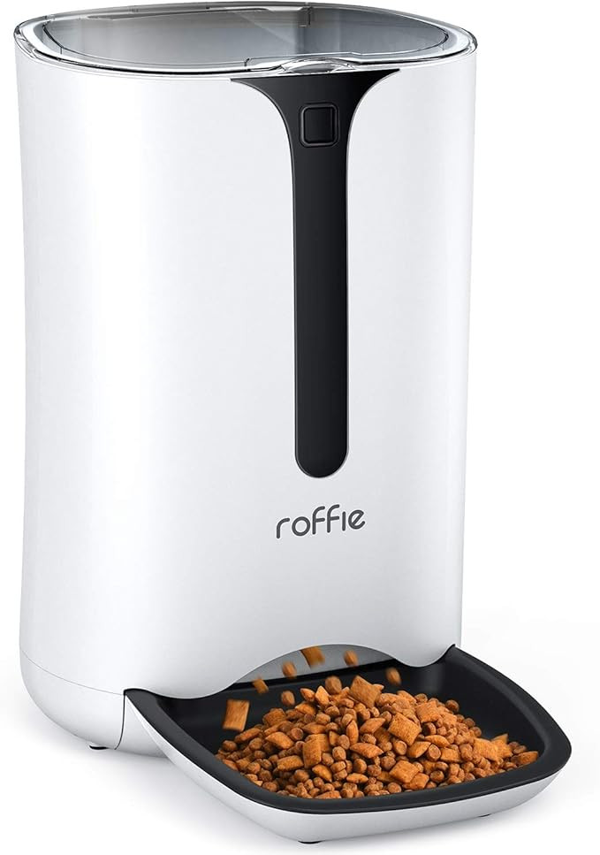 Roffie Automatic Cat Feeder with Timer Schedule Feature 7L Cat Food Dispenser with Portion Contro... | Amazon (US)