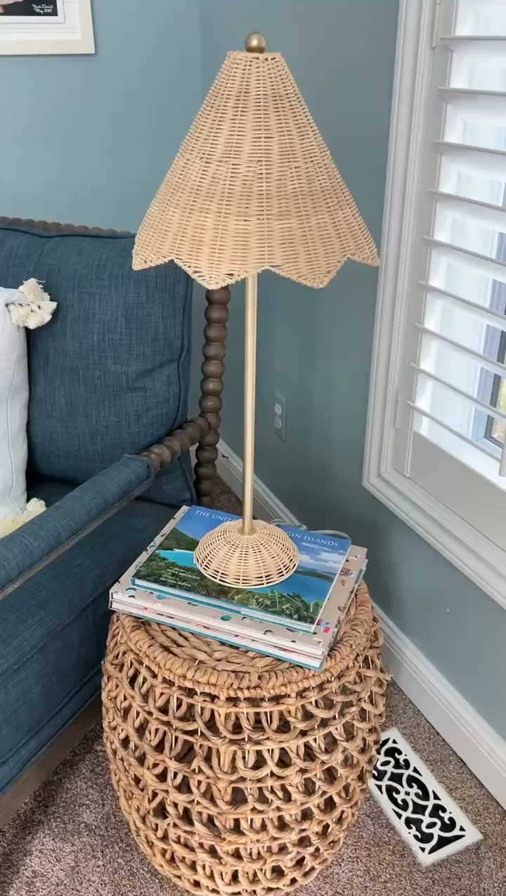 Back in stock! I’m excited to see this rattan parasol lamp available again!
11/6

#LTKVideo #LTKHome #LTKStyleTip