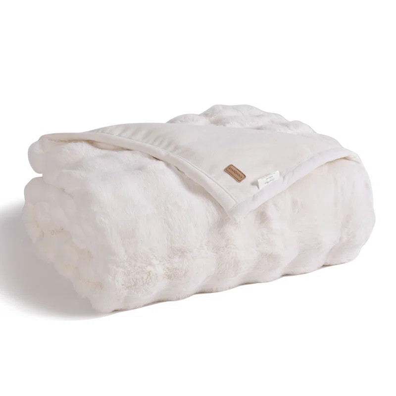EverGrace Ridgeline Faux Fur Throw Blanket & Reviews | Wayfair | Wayfair North America