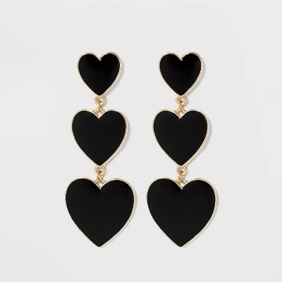 SUGARFIX by Baublebar Graduating Heart Drop Earrings | Target