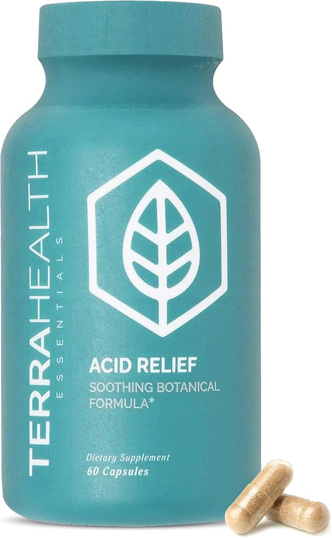 Terra Health Essentials Acid Relief - Daily Digestive Support Supplement for Gut Health & Balance... | Amazon (US)